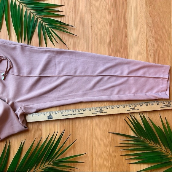 Zara Blush Pink Tapered Drawstring Pants – Size Small - Picture 6 of 9